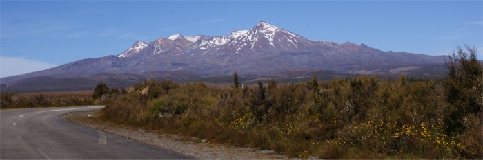 Mount Ruapehu from the Desert Road